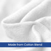 Linteum Textile Cotton Blended Hospital Patient Bath Blanket, Bed Bath Sheet, Twin Blanket Lightweight Sheet Blankets 70x90 in, 1.75 lb. White [2 Pack]
