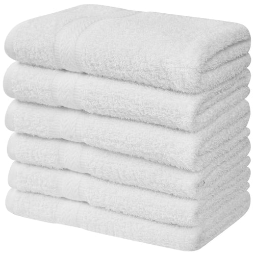 Linteum Textile 20x40 Inch, 100% Cotton Premium-Quality Hair Towels, Salon, Spa, Pool and Gym Towels 16s Ring Spun Quick Dry Fresh & Fluffy Absorbent and Plush