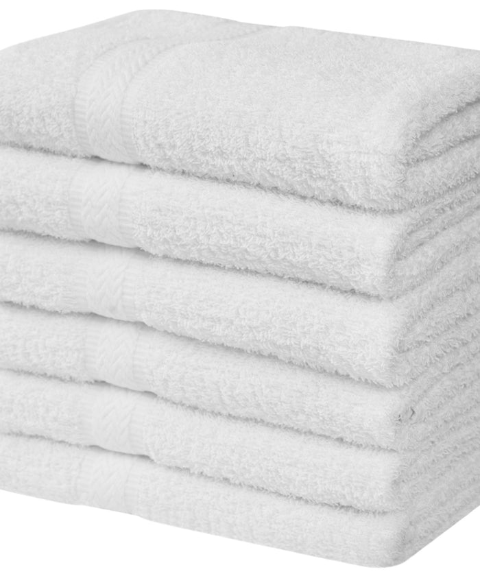 Linteum Textile 20x40 Inch, 100% Cotton Premium-Quality Hair Towels, Salon, Spa, Pool and Gym Towels 16s Ring Spun Quick Dry Fresh & Fluffy Absorbent and Plush