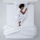 Linteum Textile Percale Twin Fitted Sheets, White, 180 Thread Count, 36x80x9 in.