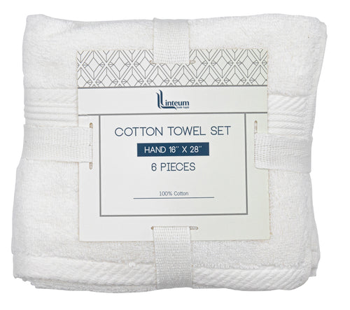 New Luxury Hand Towels, 16x28in. Made from 100% Soft Cotton