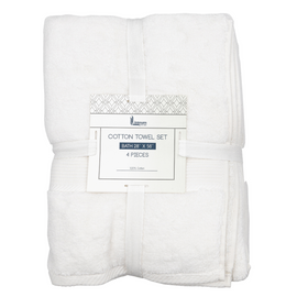 Luxury Bath Towels, 28x56in. Made from 100% Soft Cotton